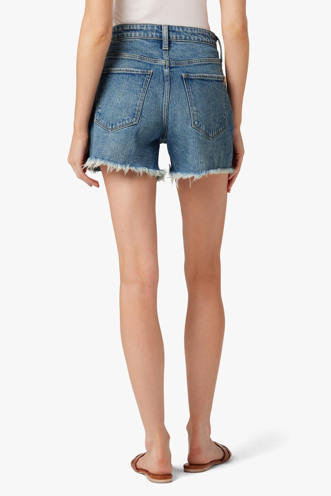 The Jessie Relaxed Short Frayed Hem- Not Your Babe Product Image