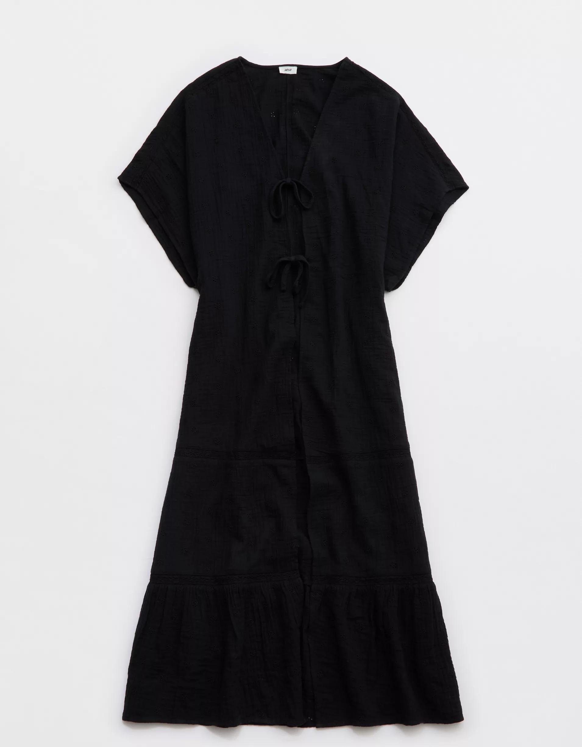 Aerie Tiered Ruffle Maxi Cape Product Image