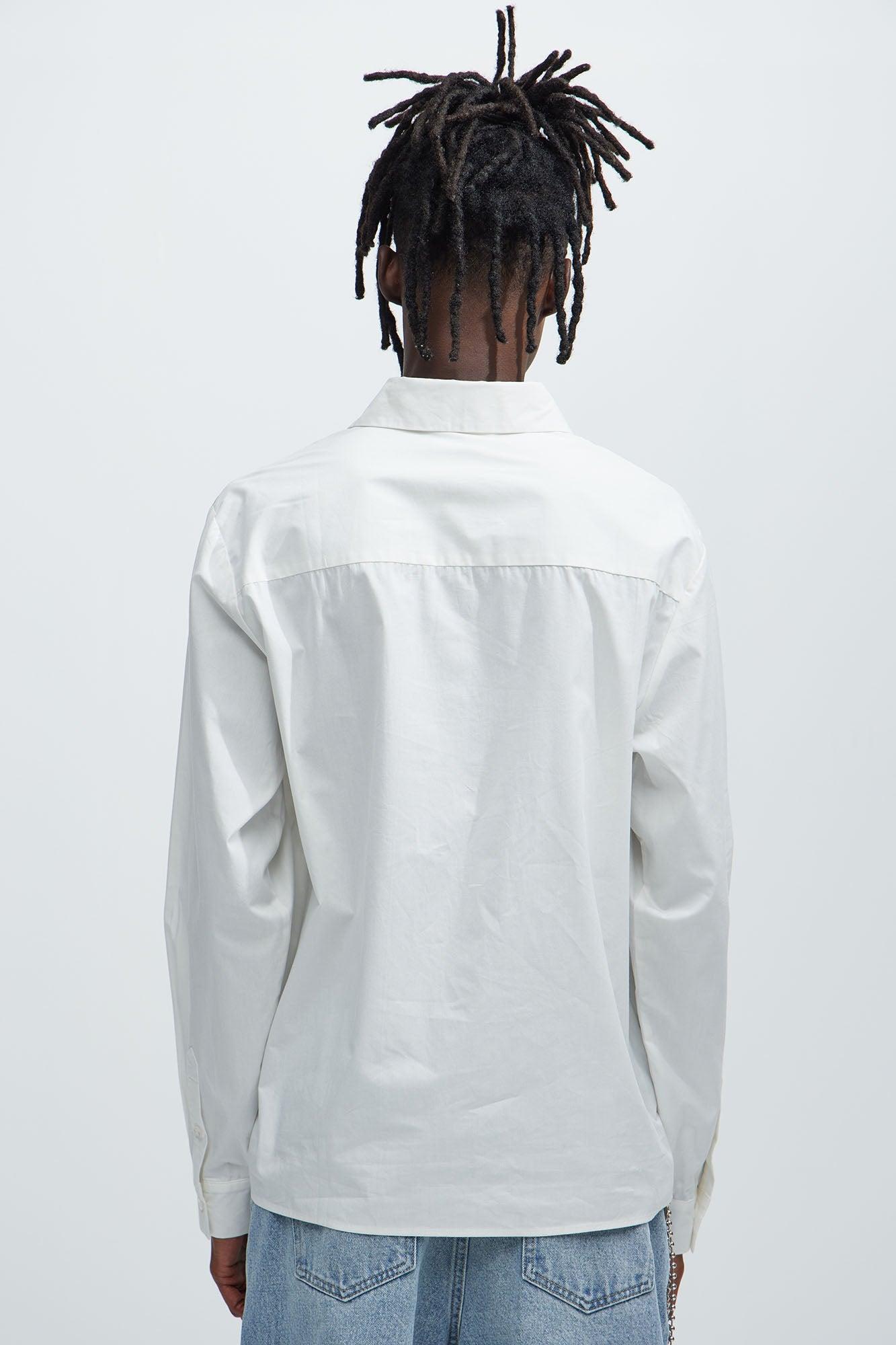 Quick Popover Shirt - White Product Image