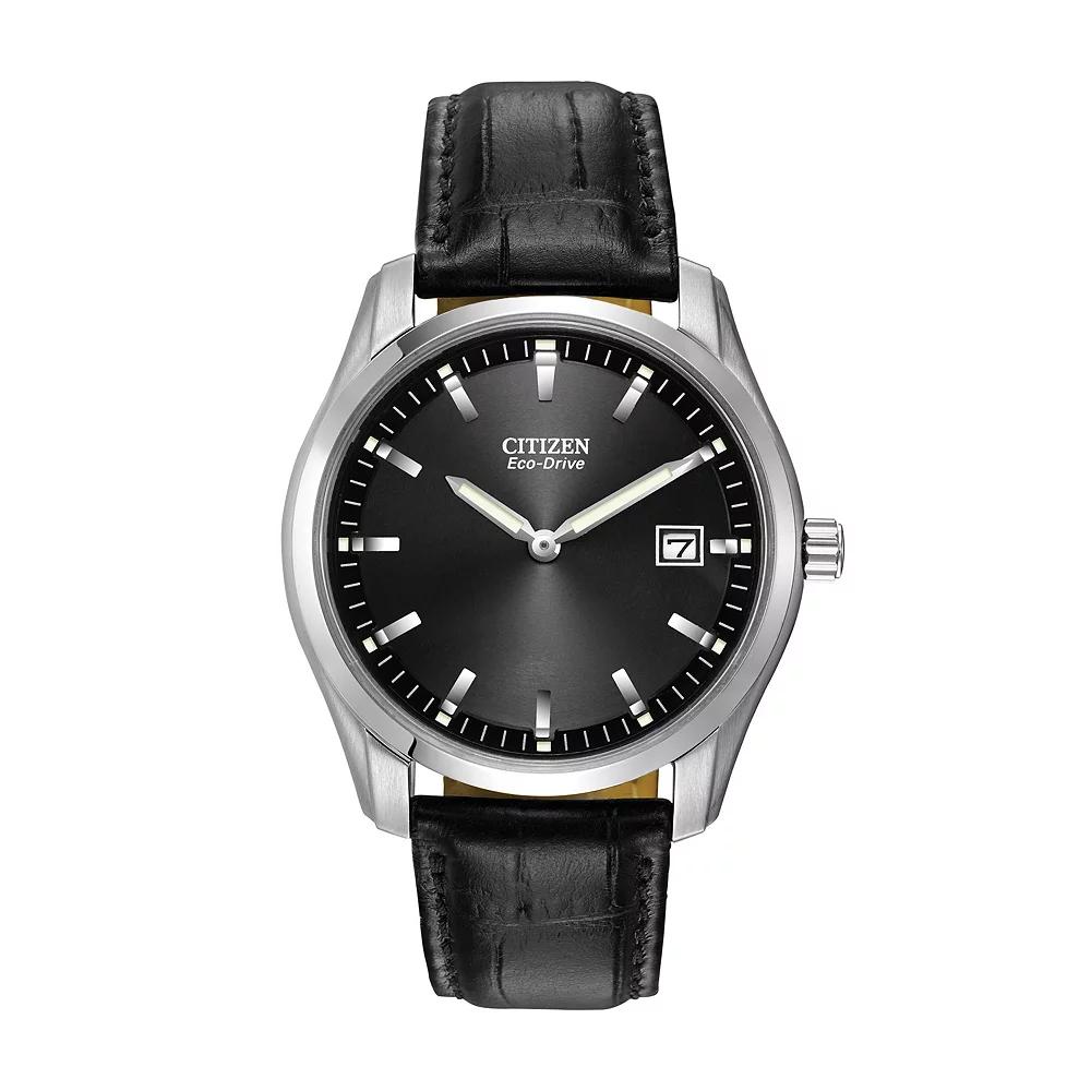 Citizen Eco-Drive Men's Leather Watch - AU1040-08E,  Product Image