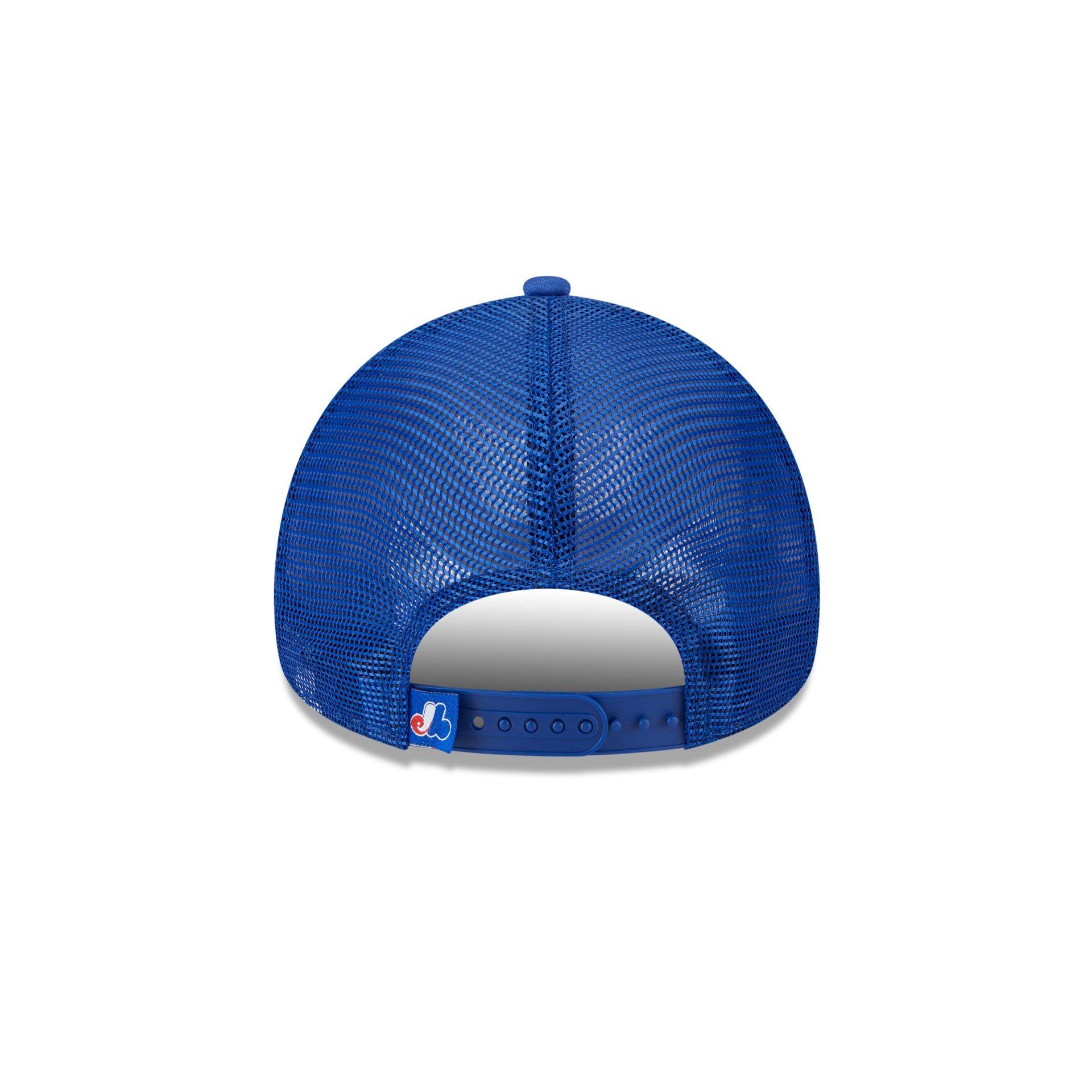 Los Angeles Lakers Distressed 9FORTY A-Frame Trucker Hat Male Product Image