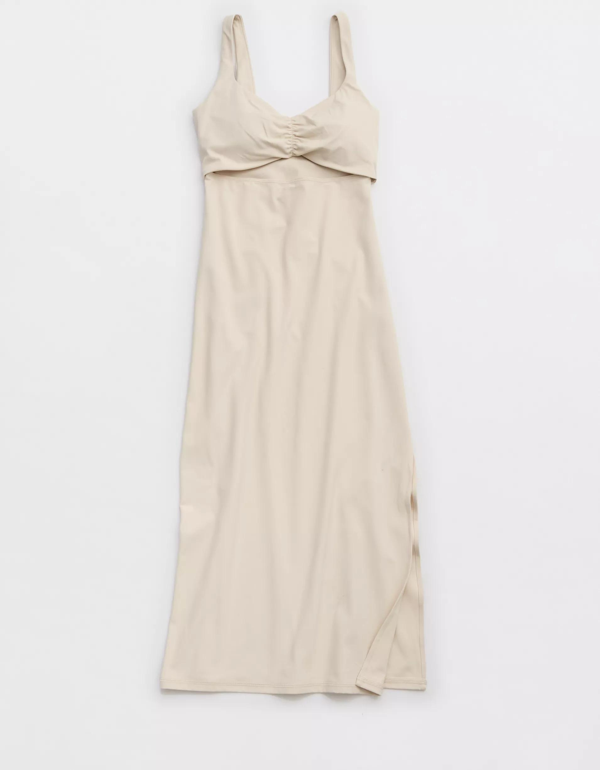 OFFLINE By Aerie Real Me XTRA Night Out Keyhole Midi Dress Product Image