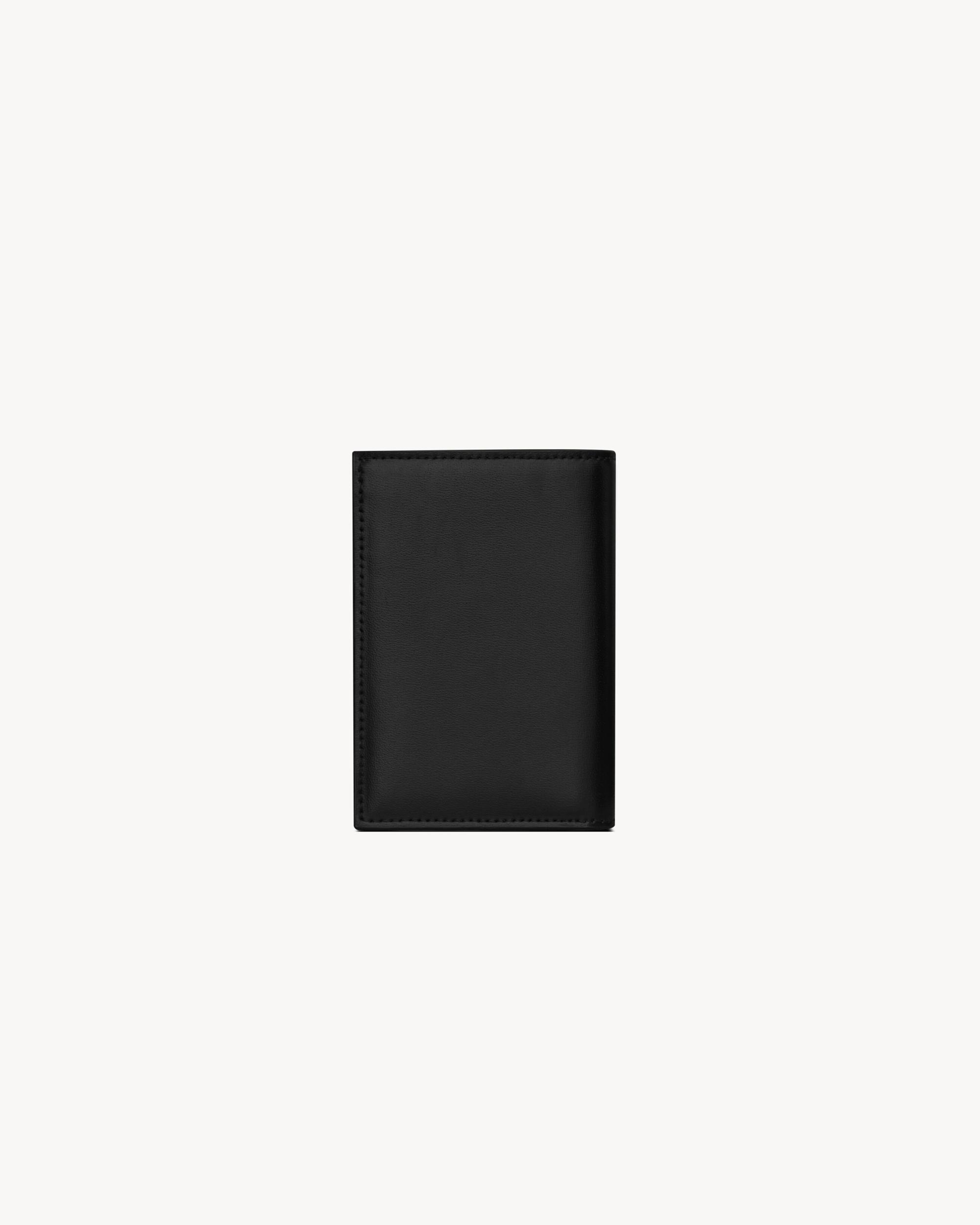 TINY CASSANDRE credit card wallet in matte leather Product Image