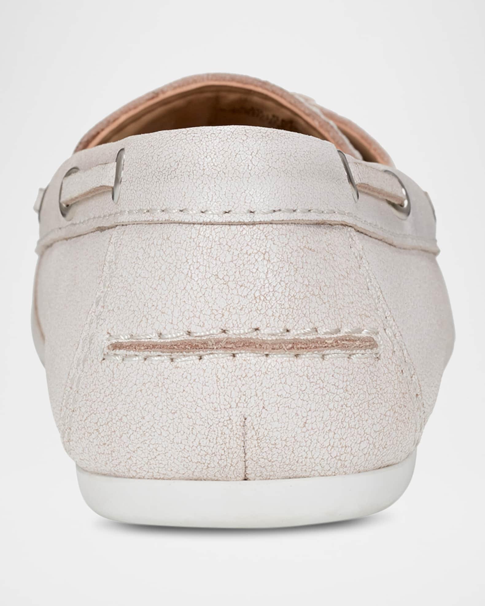 Uleena Suede Moccasin Boat Loafers Product Image