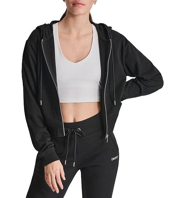 DKNY by Donna Karan Long Sleeve Full Zip Front Hoodie Product Image