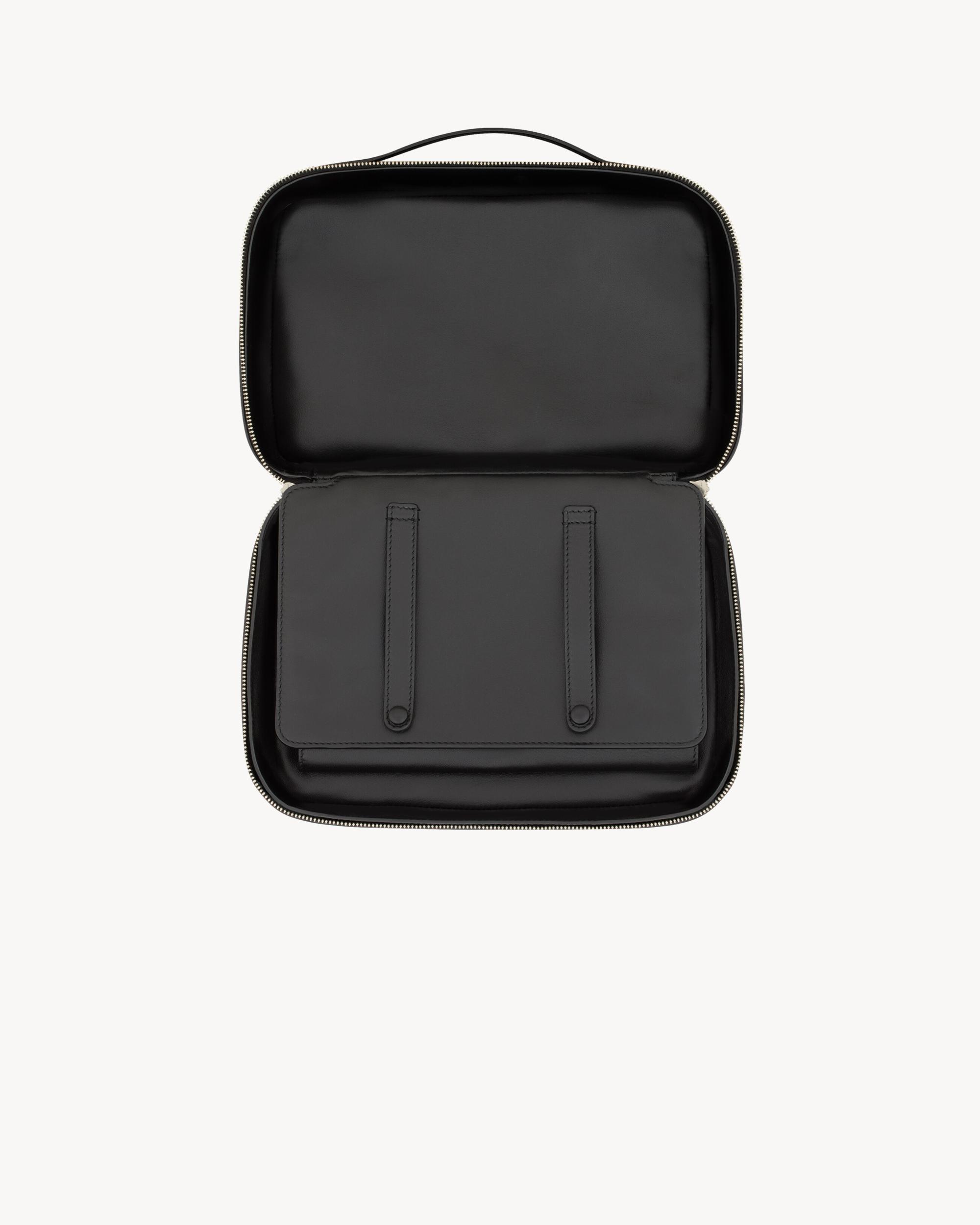 SAINT LAURENT PARIS vanity case in leather Product Image