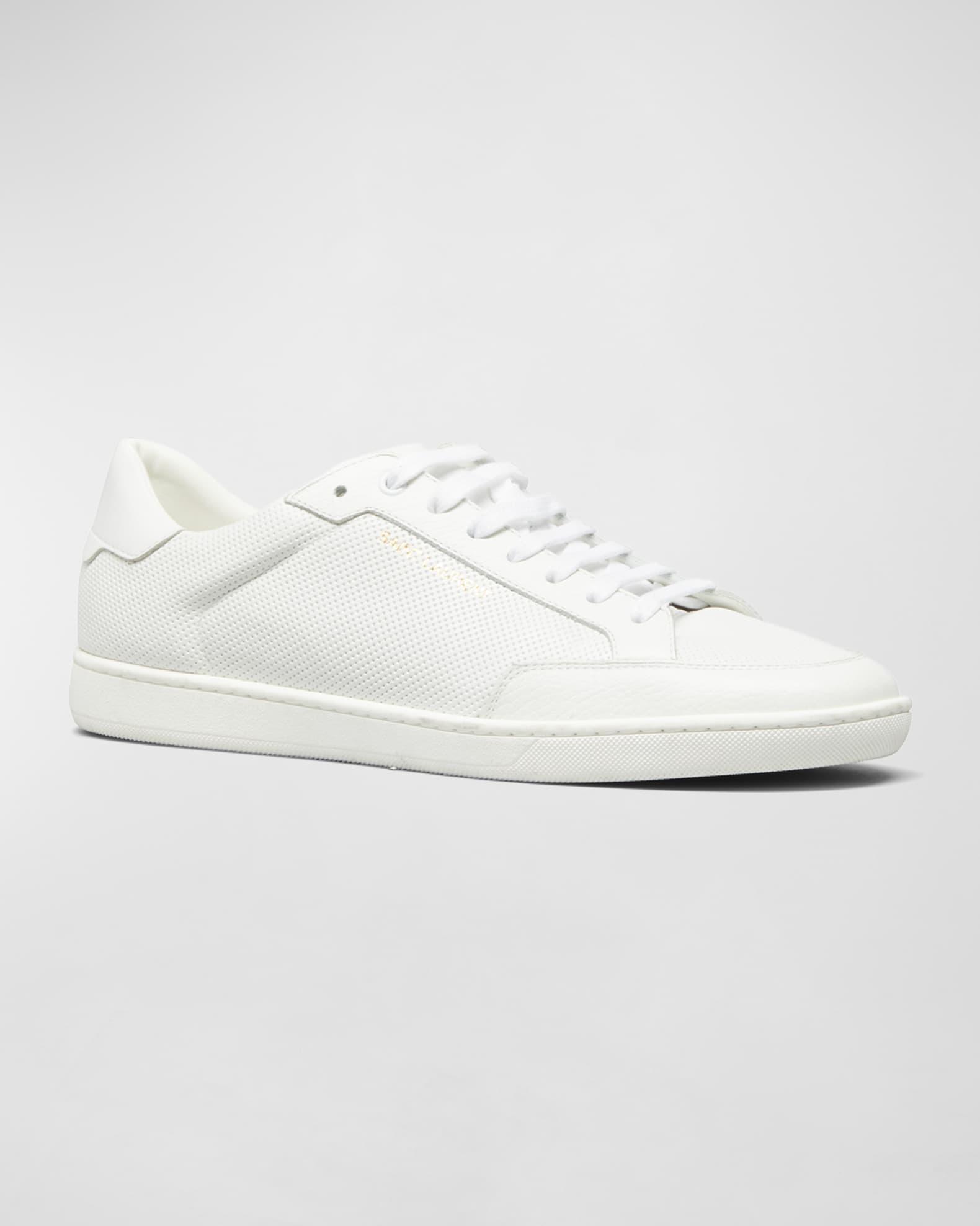 Men's SL/06 Signature Perforated Leather Low-Top Sneakers Product Image