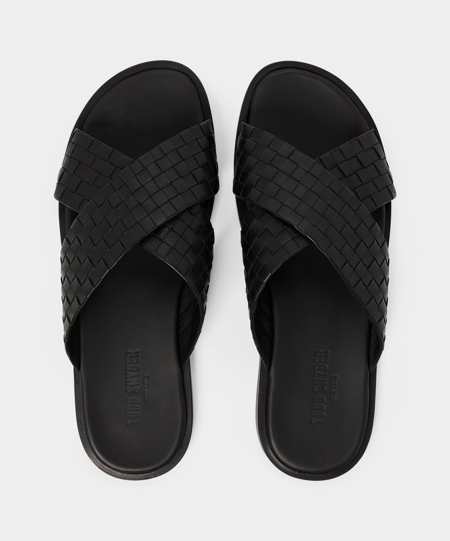 Porto Woven Leather Sandal Product Image