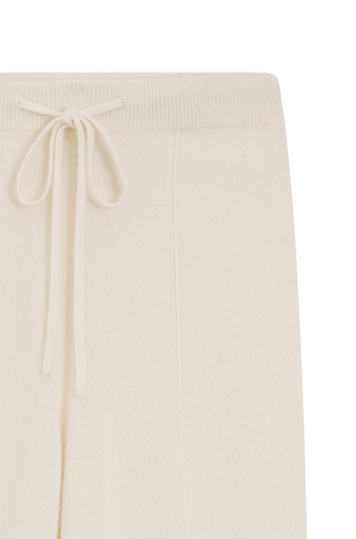 Tapered-fit track pants in cashmere Product Image