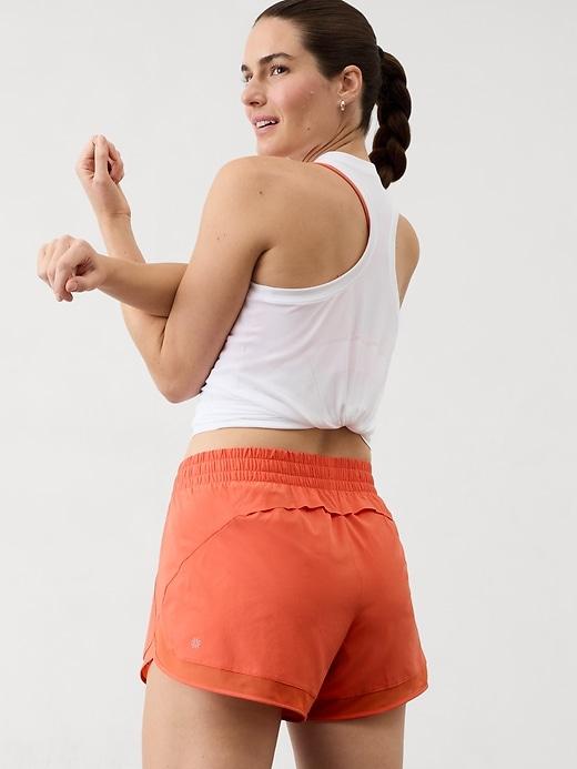 Mesh Racer Run Mid Rise 4 Short Product Image