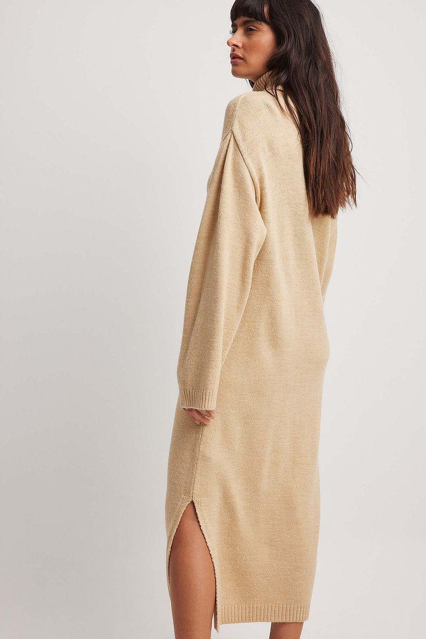 Knitted Oversized Midi Dress Product Image