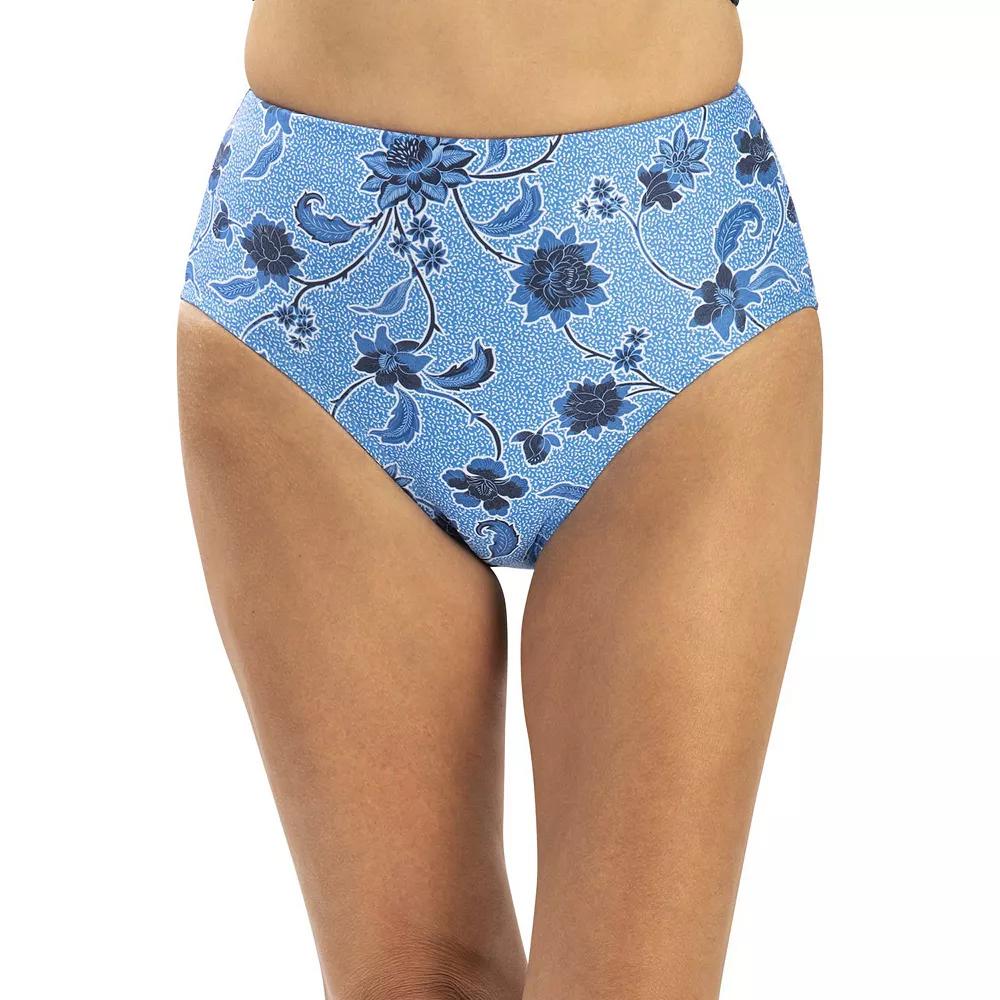 Women's Dolfin Printed High-Waisted Swim Bottoms,  Product Image