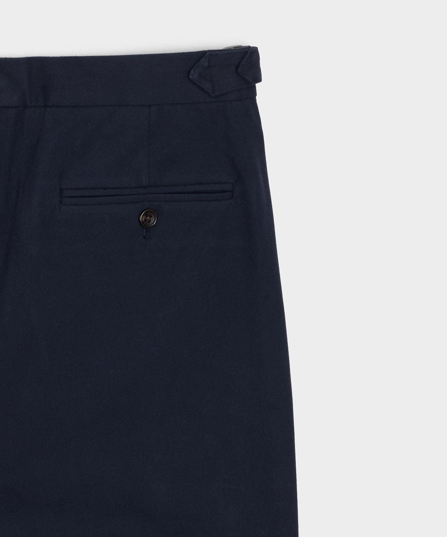 Italian Brushed Cotton Side Tab Trouser Product Image