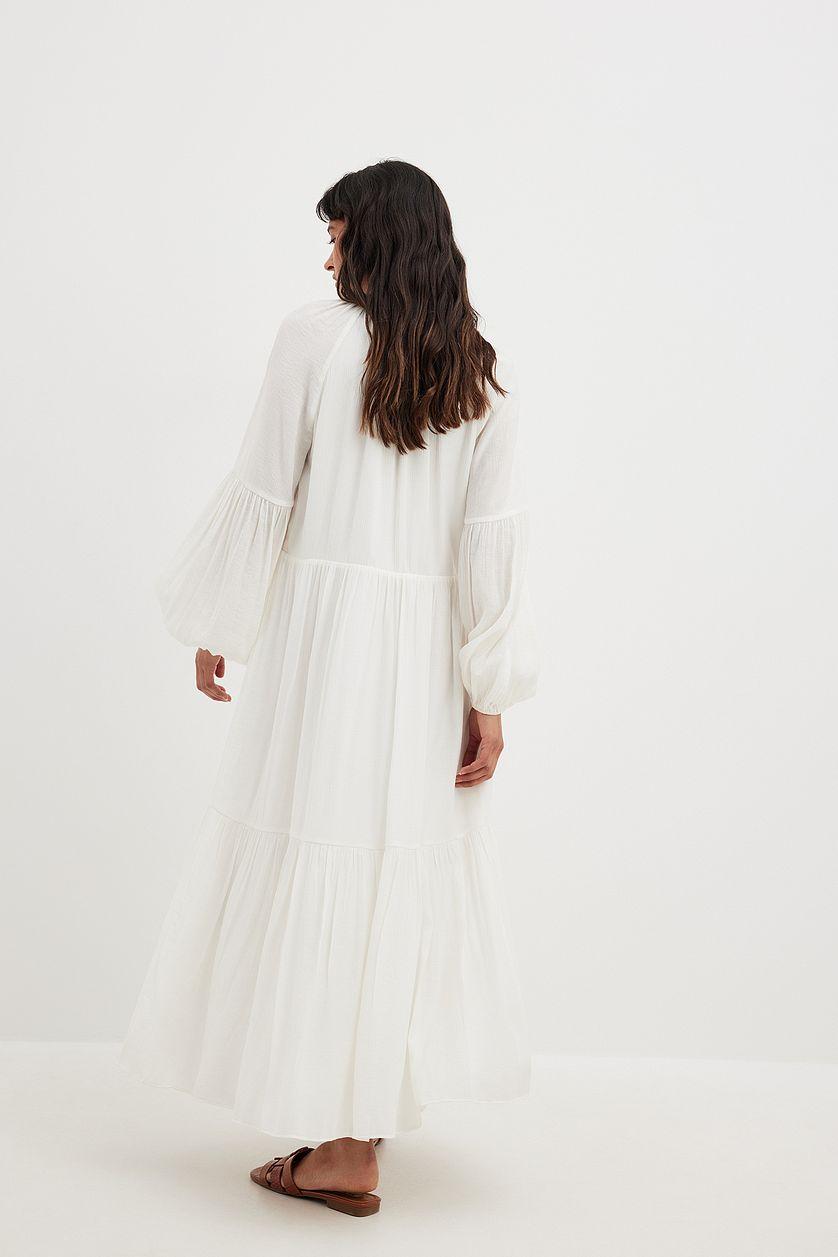 Structured Flowy Maxi Dress Product Image