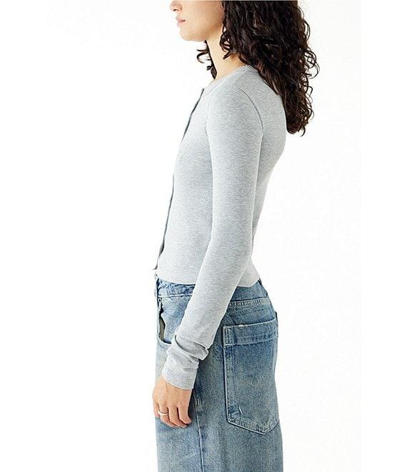 BDG Urban Outfitters Button-Up Crew Neck Cardigan Product Image