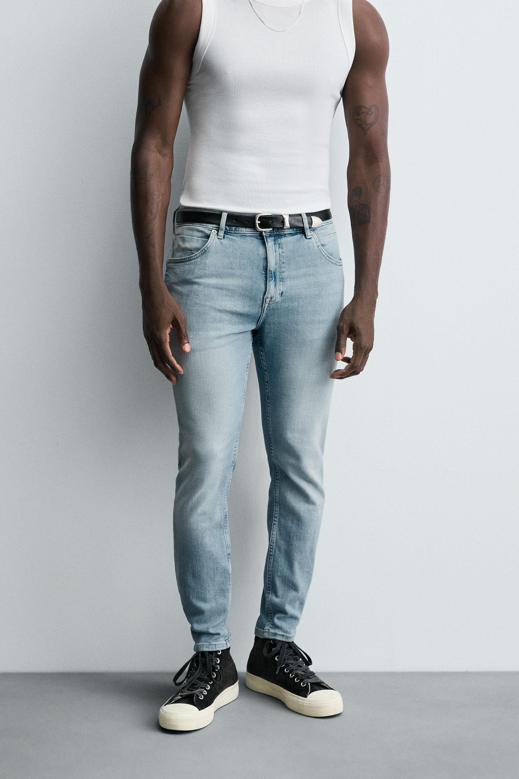 SKINNY CROPPED FIT JEANS Product Image