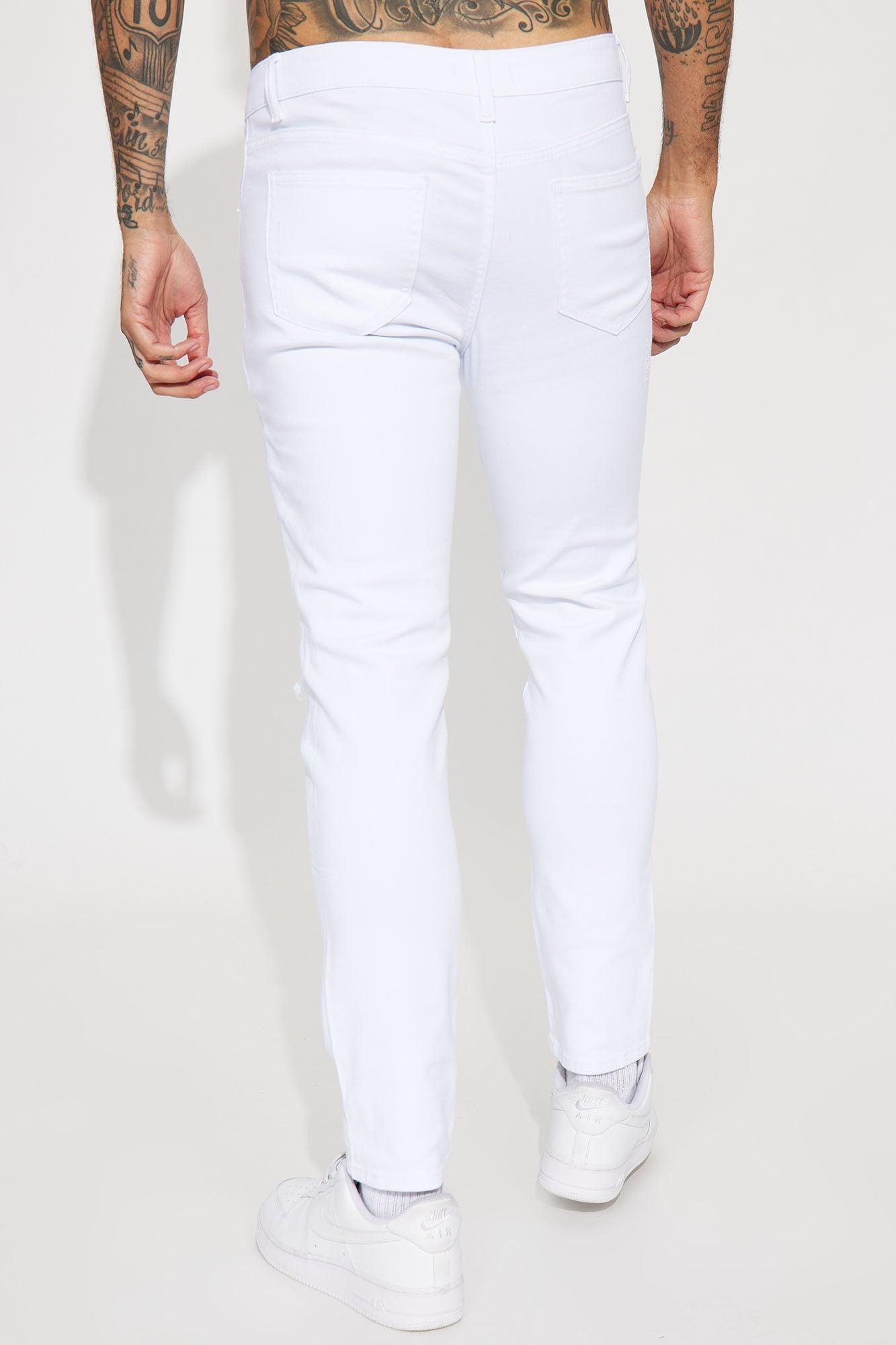 Reel It In Skinny Jean - White Product Image