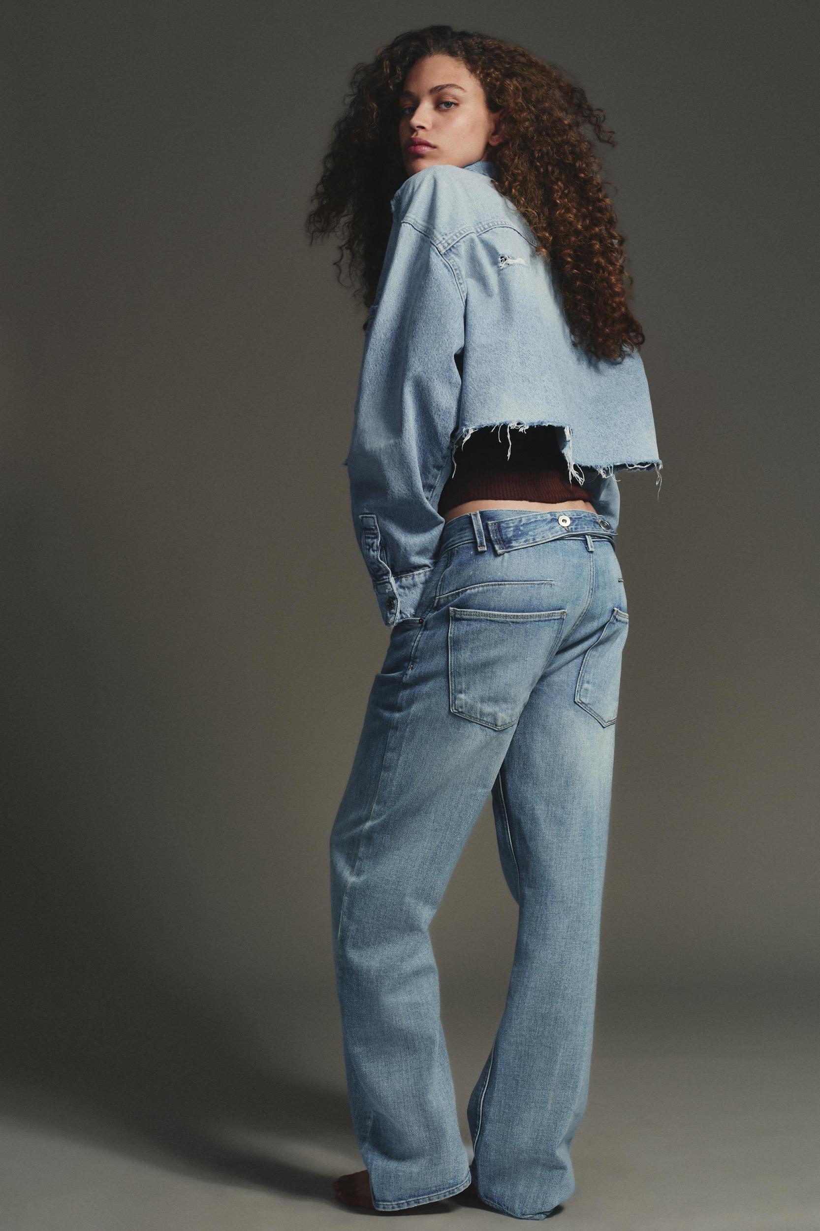 TRF MID-RISE STRAIGHT LEG BELT LOOP JEANS Product Image