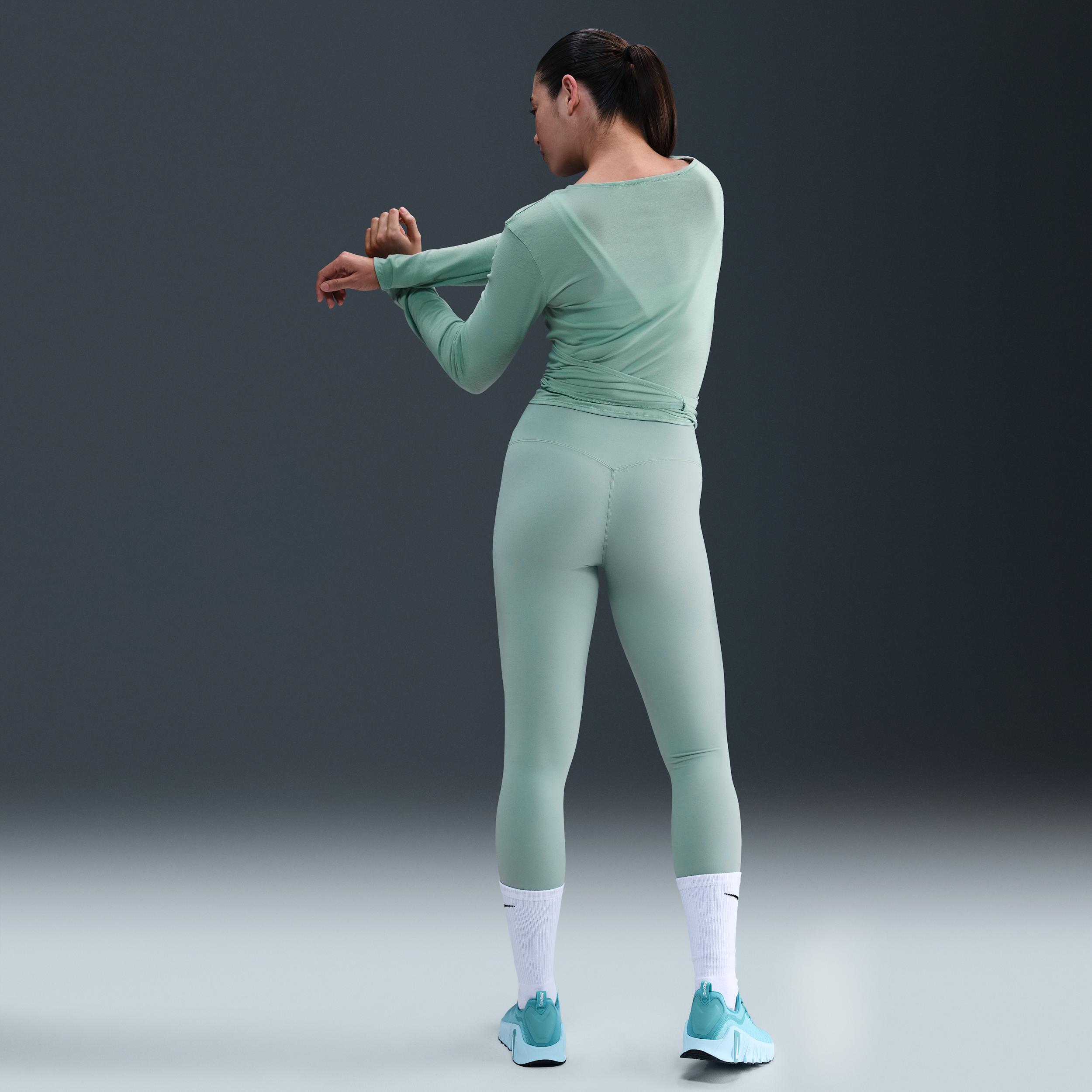 Nike Womens Zenvy High-Waisted Full-Length Leggings | DQ6013-017 Product Image