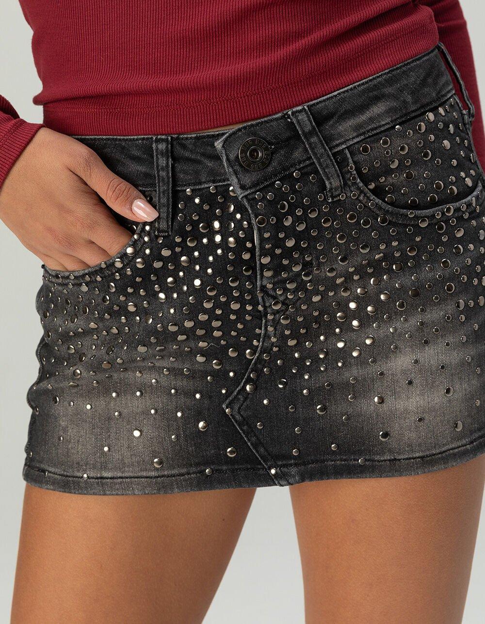 BDG Urban Outfitters 5-Pocket Ultra Mini Womens Skirt - WASHED BLACK Product Image