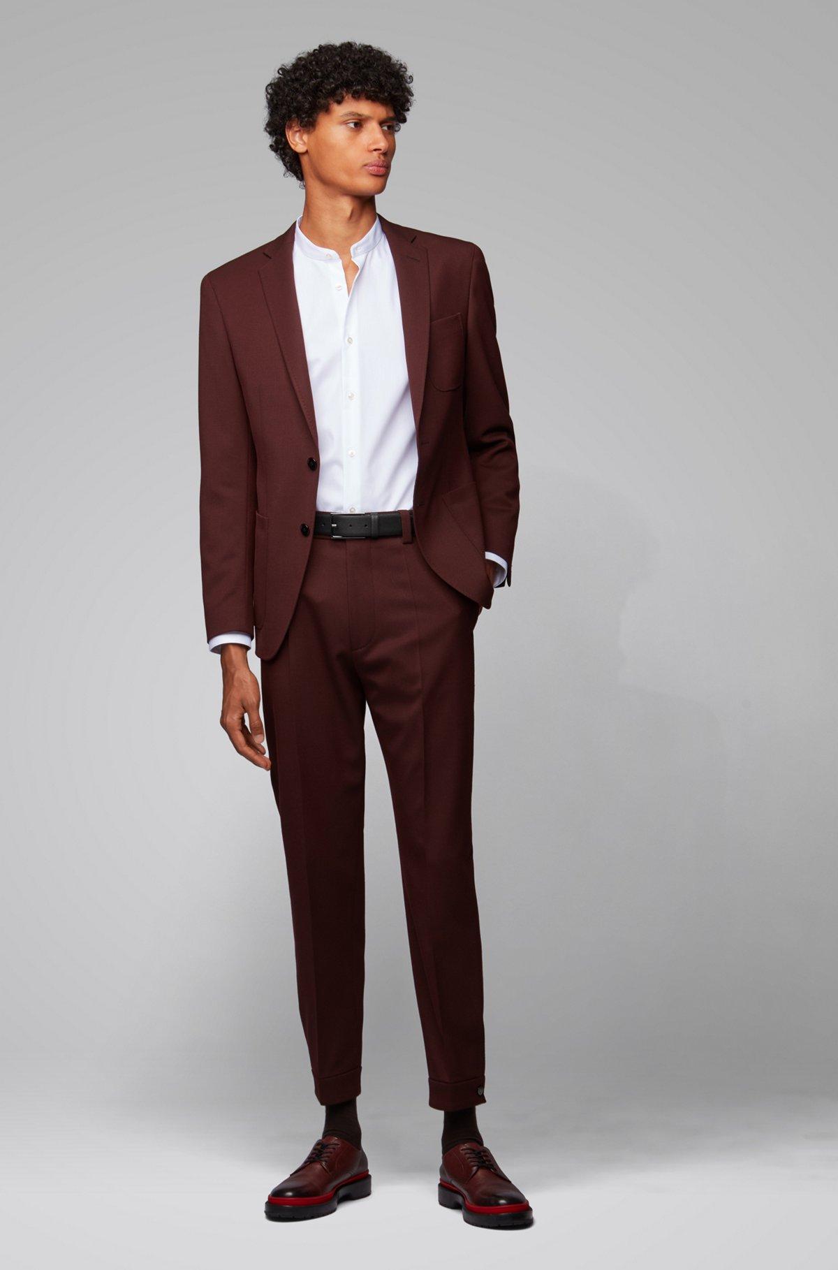 Printed belt in Italian leather with logo buckle Product Image