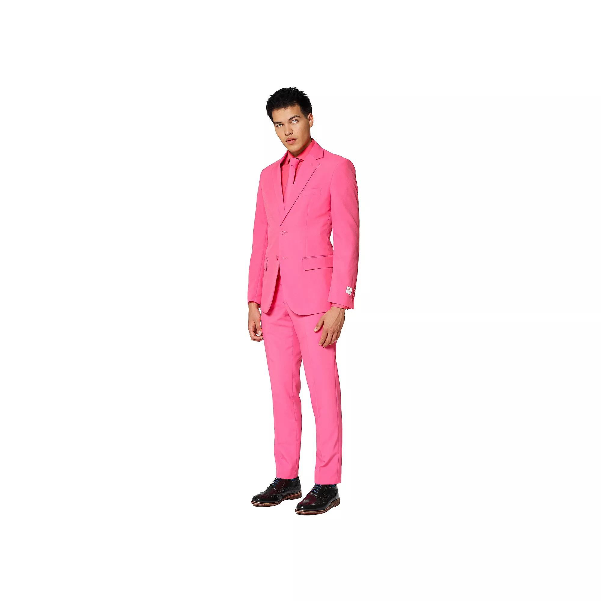 Men's OppoSuits Slim-Fit Solid Suit & Tie Set,  Product Image