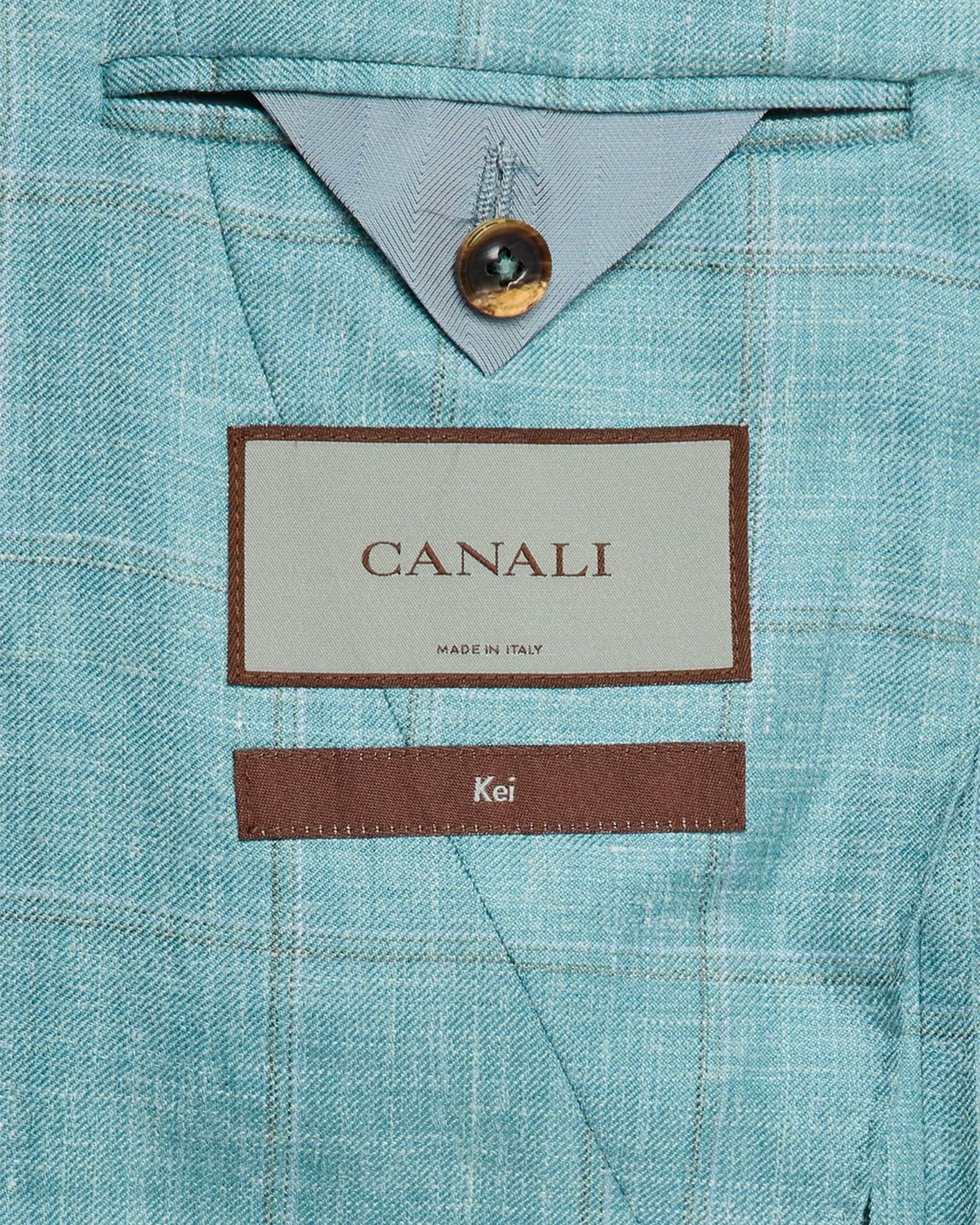 Men's Cashmere, Silk and Linen Windowpane Sport Coat Product Image