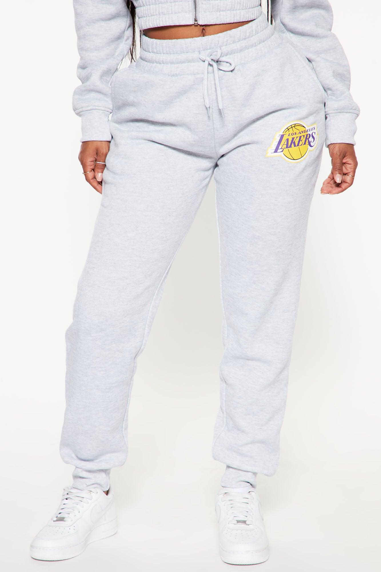 Lakers Set Up Jogger - Heather Grey Female Product Image