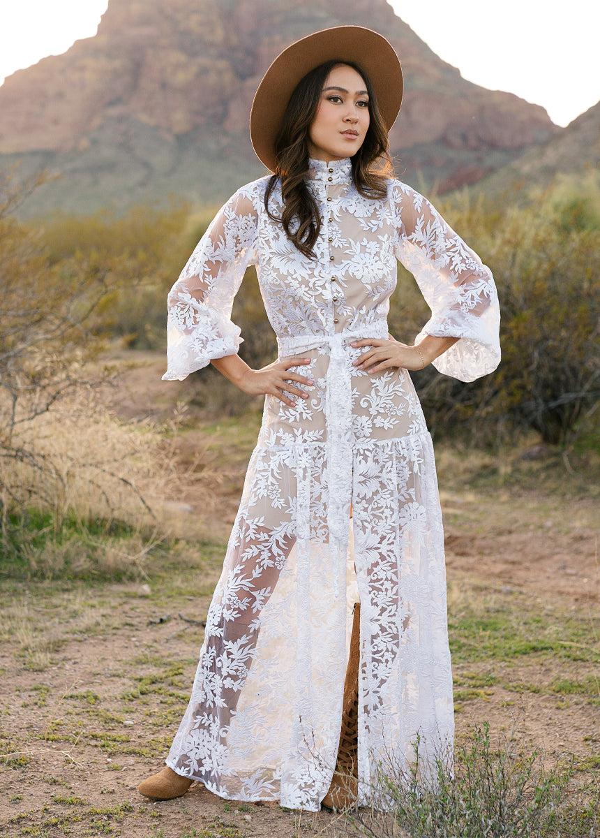 Bellana Dress in Ivory Female Product Image