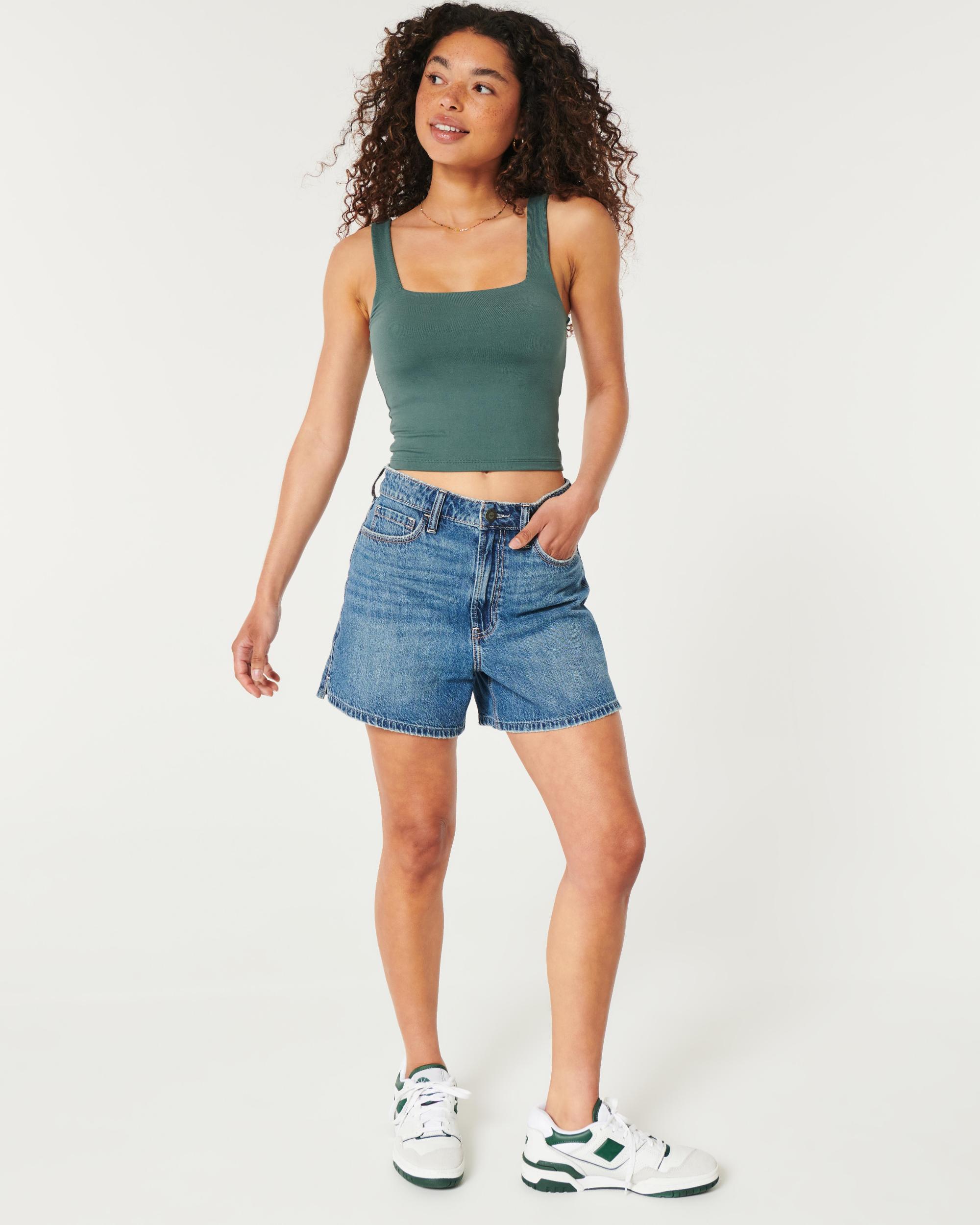 Seamless Fabric Square-Neck Tank Product Image