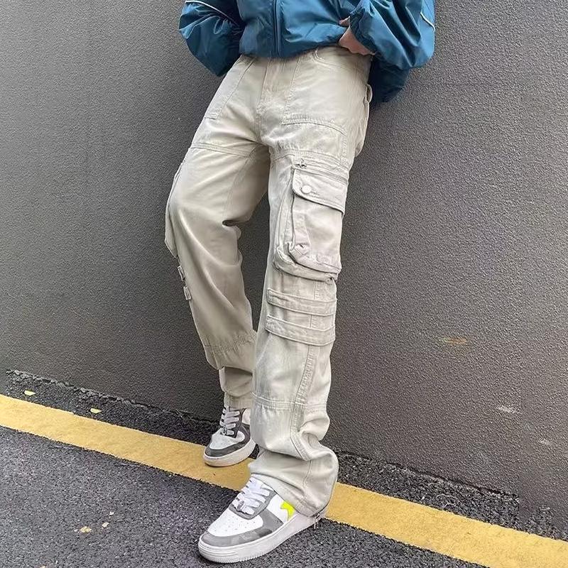 Sopula Unisex Men's Multi-Pocket Casual Pants Functional Cargo Pants Product Image