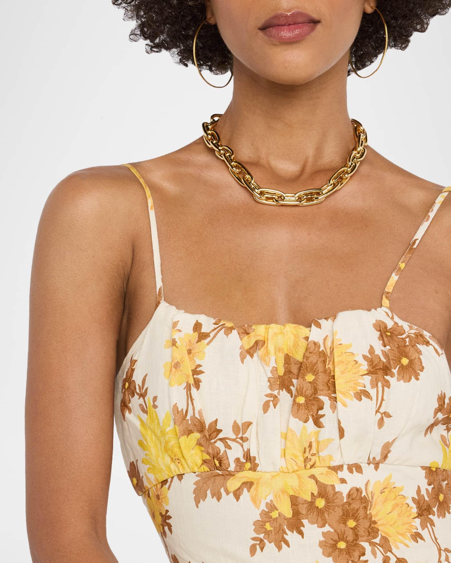 Lora Floral Midi Dress Product Image