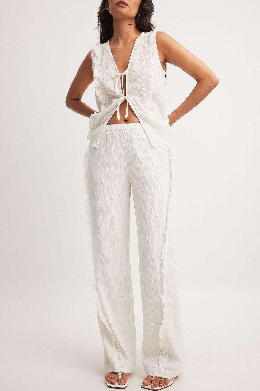 Frill Details Pants Product Image