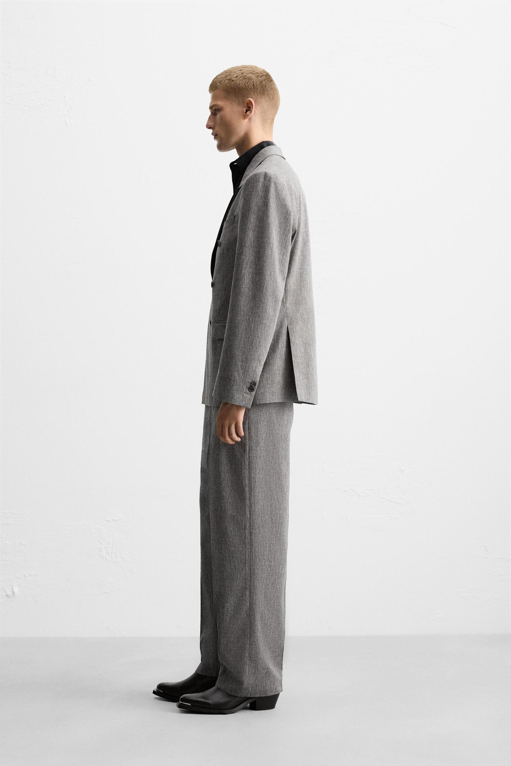 LIMITED EDITION TEXTURED SUIT PANTS Product Image