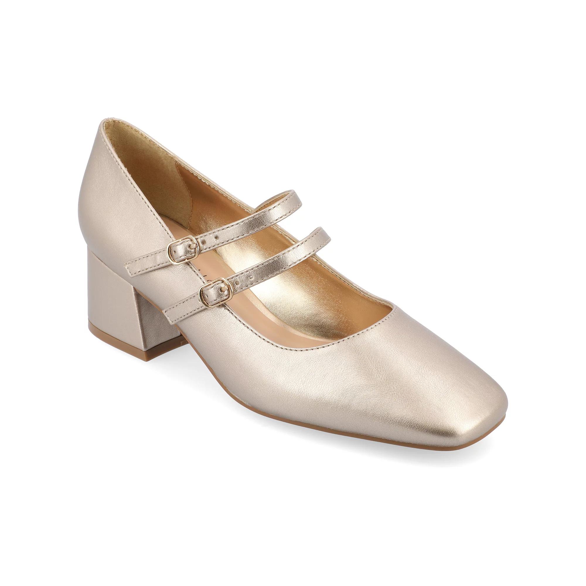 Journee Nally Womens Tru Comfort Foam Faux Leather Mary Jane Pumps Product Image