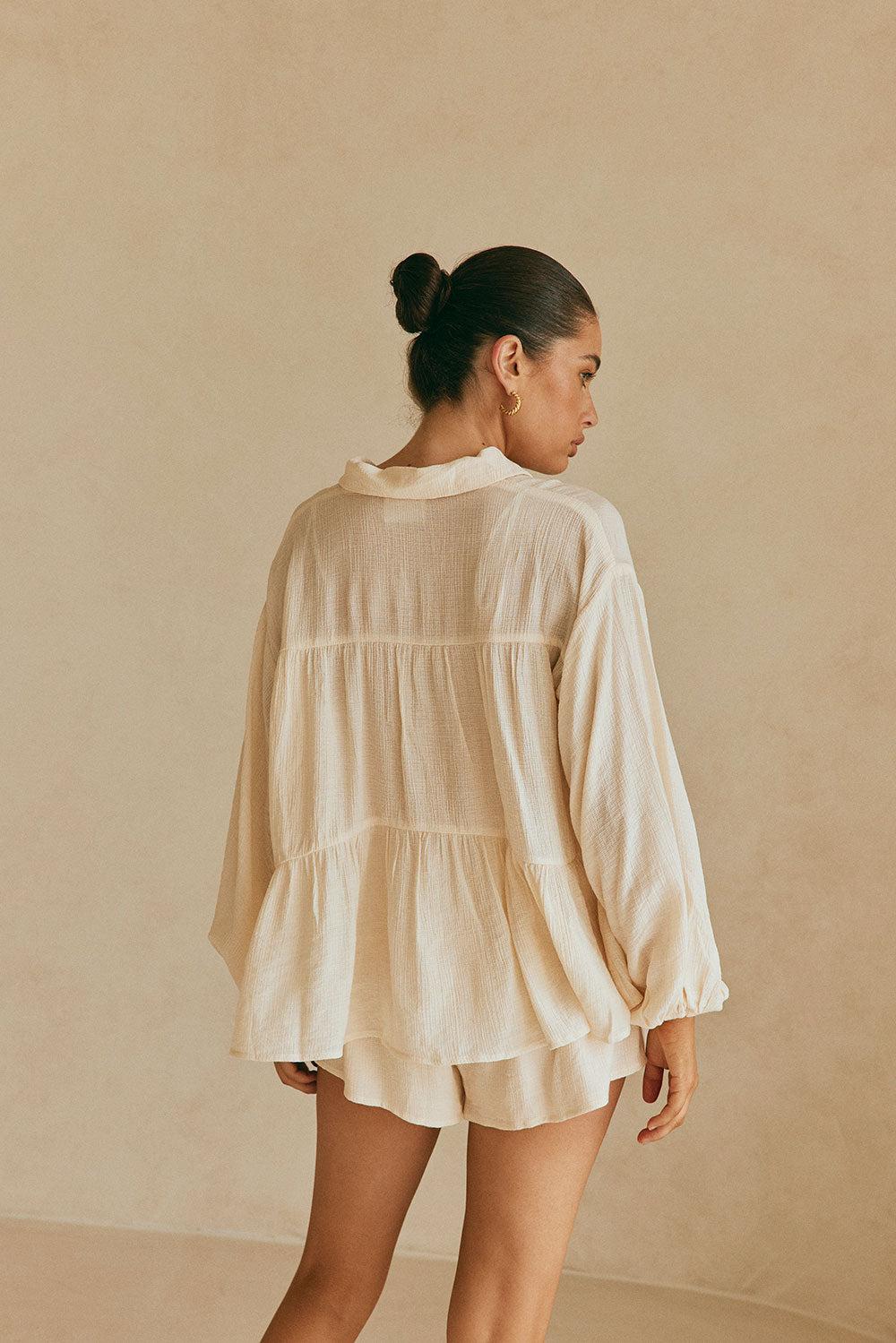 Huxley Top - Cream Product Image