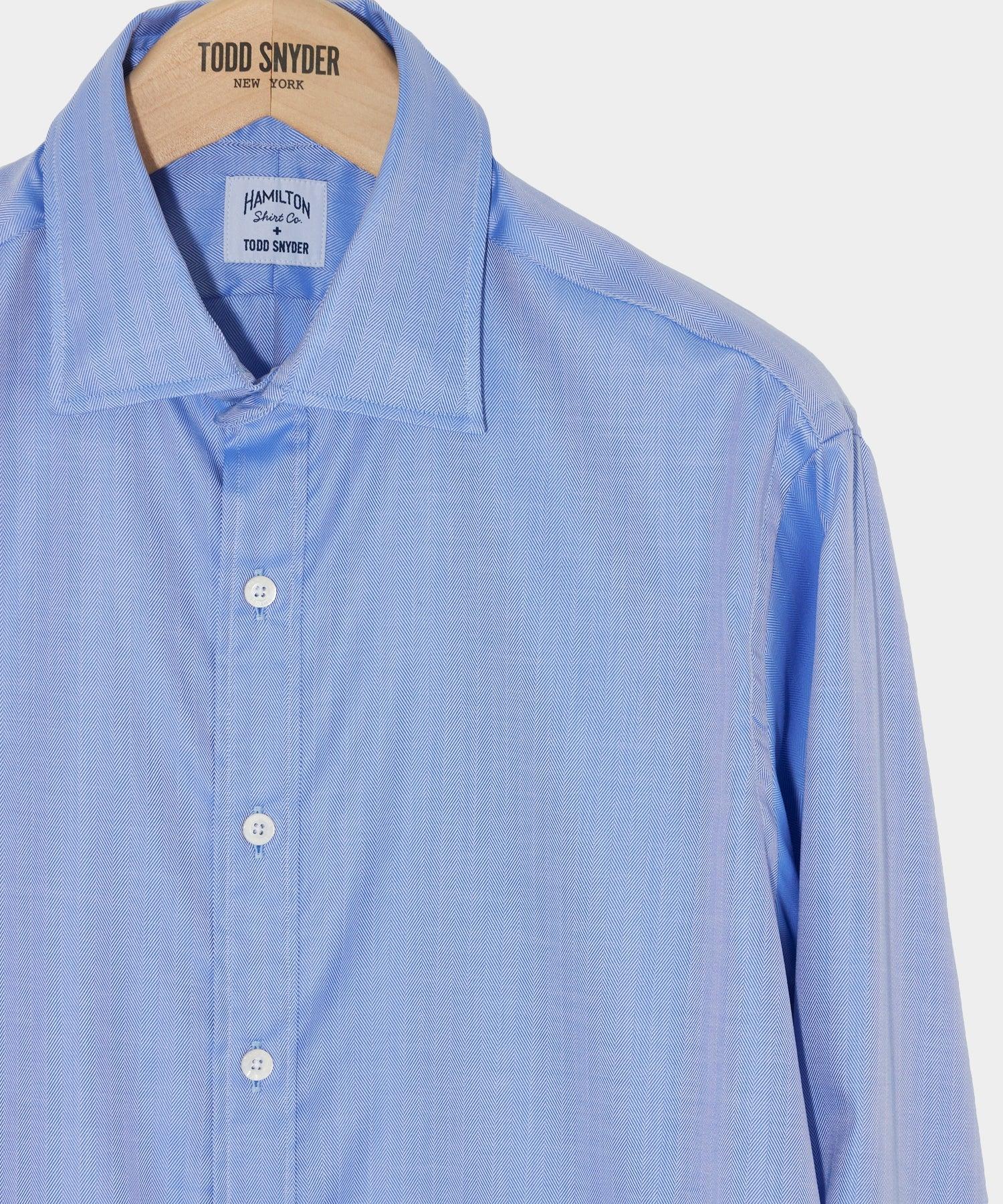 Hamilton + Todd Snyder Cotton Oxford Spread Collar Dress Shirt Product Image