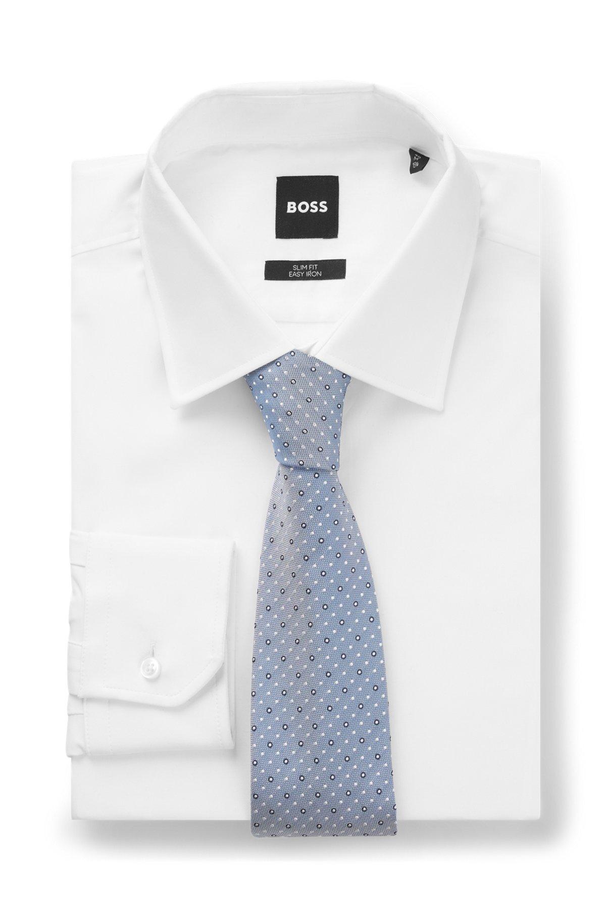 Dot-motif tie in a silk blend Product Image