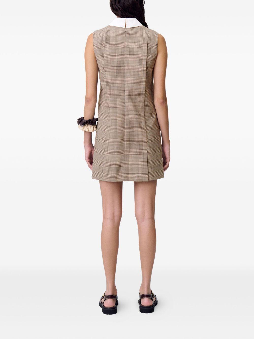 mini checked dress Product Image