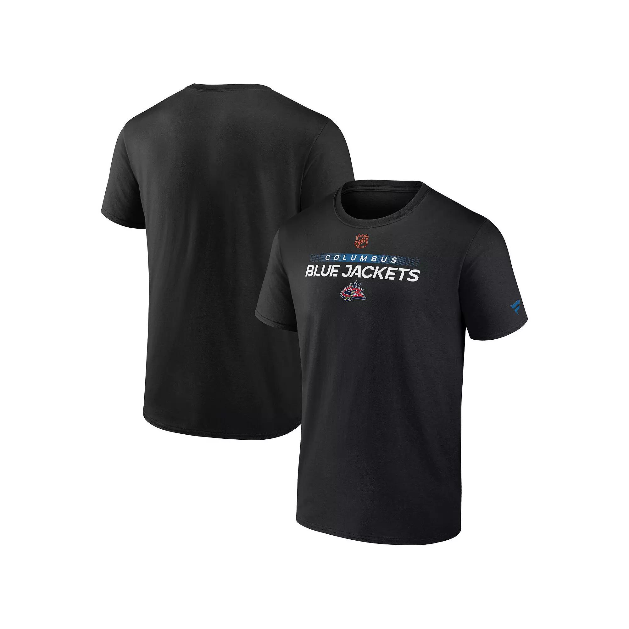 Men's Fanatics Black Columbus Blue Jackets Special Edition 2.0 Authentic Pro T-Shirt,  Product Image