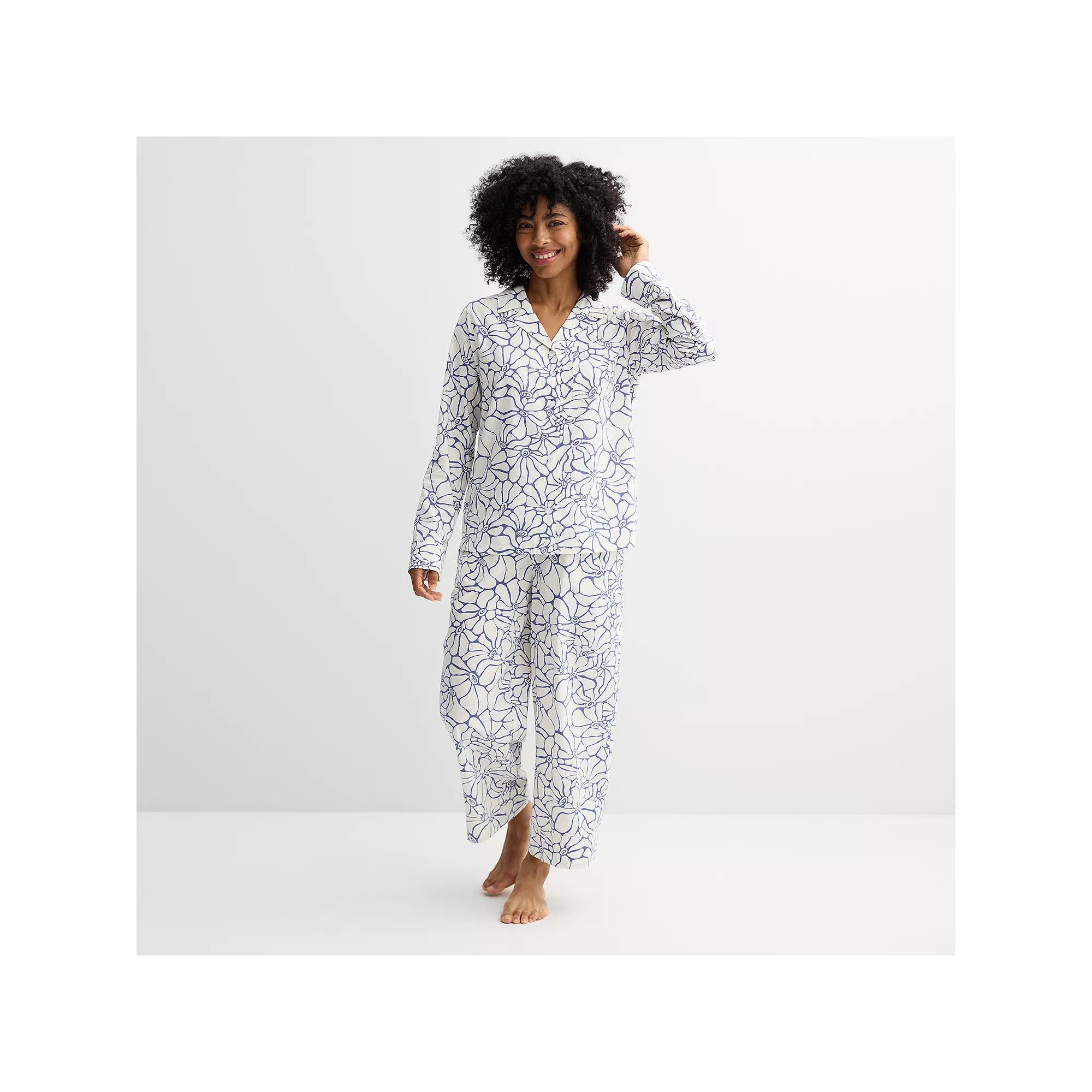 Women's Sonoma Goods For Life® Woven Pajama Top,  Product Image