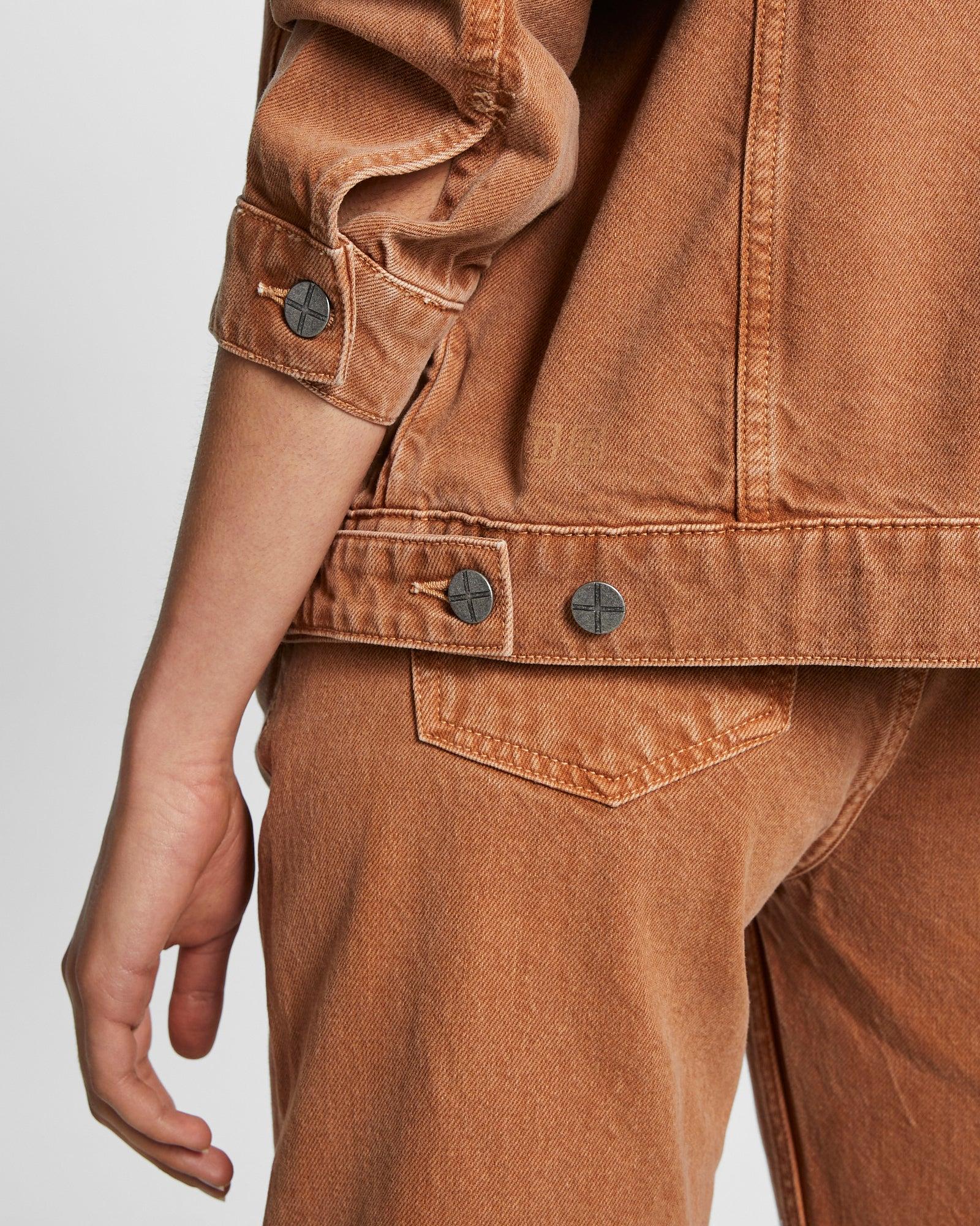 OVERSIZED JACKET BROWN SUGAR Female Product Image