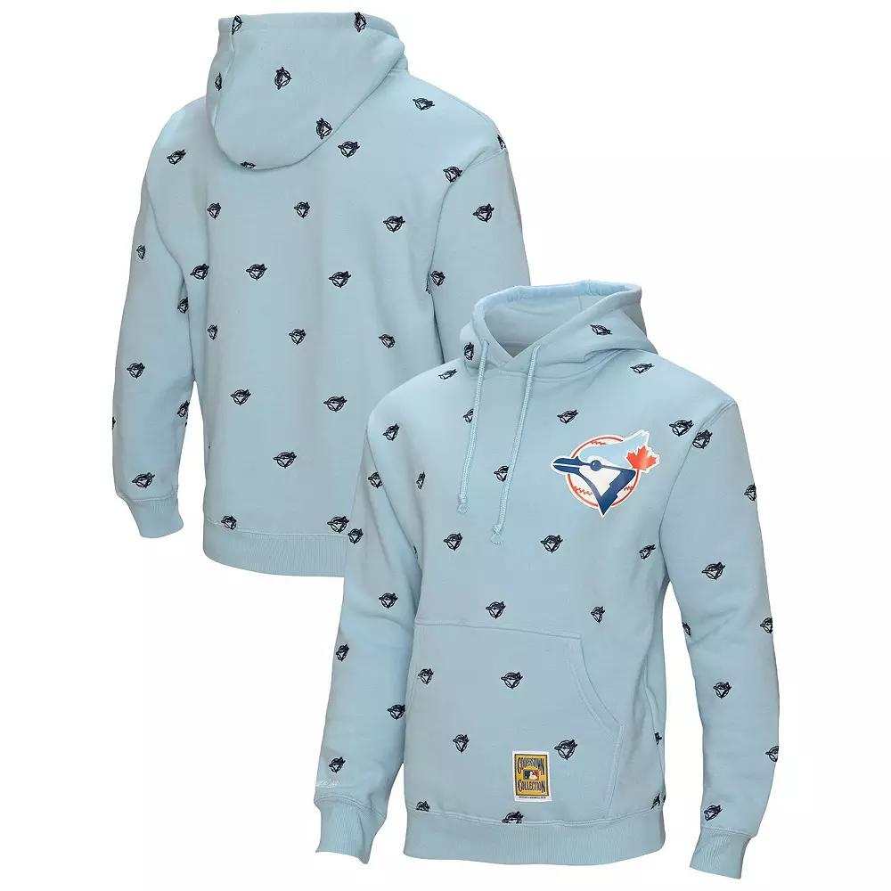 Men's Mitchell & Ness  Light Blue Toronto Blue Jays Repeat Pullover Hoodie, Size: 2XL, Jay Light Product Image
