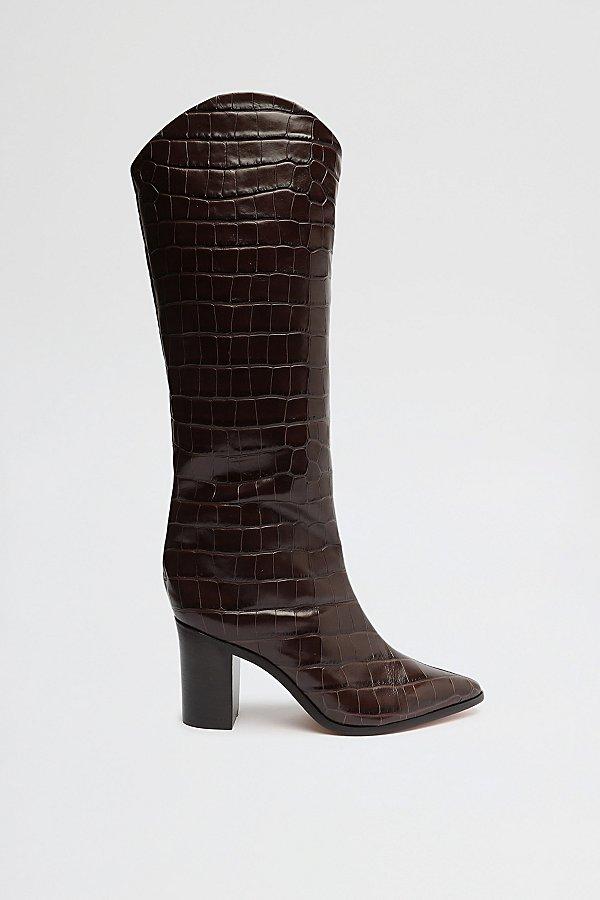Womens Analeah Leather High-Heel Boots Product Image