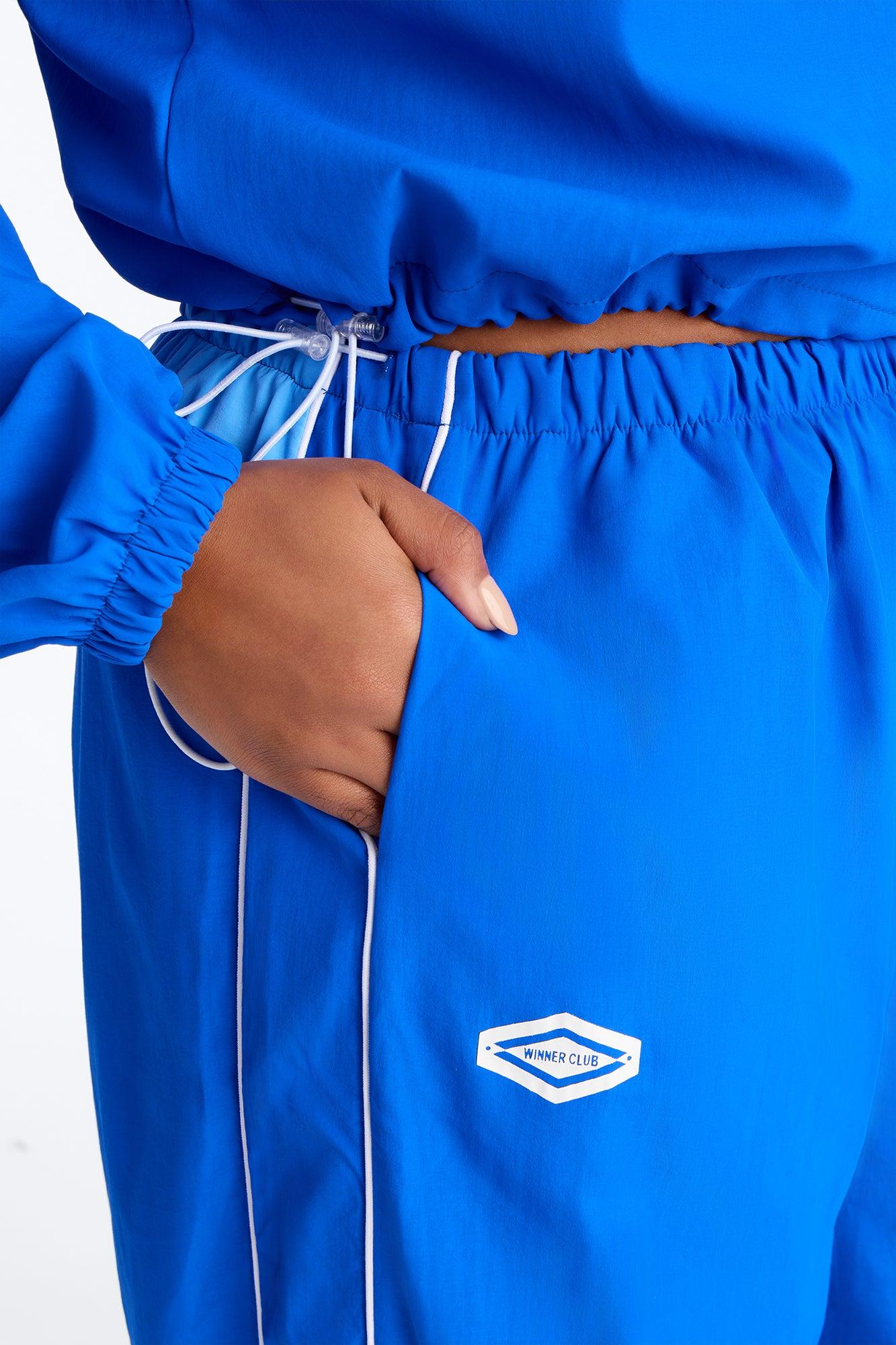 Bella Windbreaker Pant Set - Royal Female Product Image