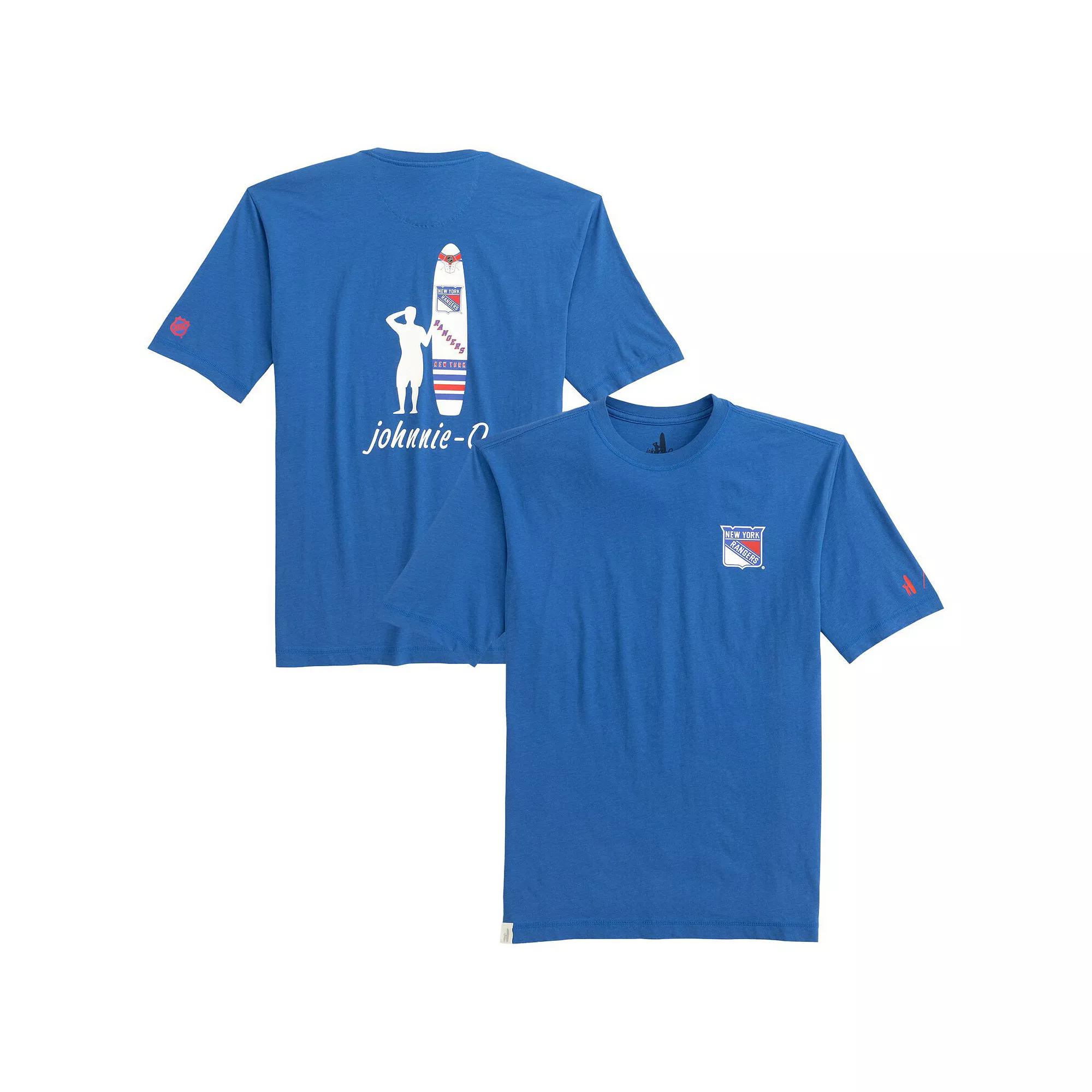 Men's johnnie-O Blue New York Rangers Heathered Spencer T-Shirt,  Product Image