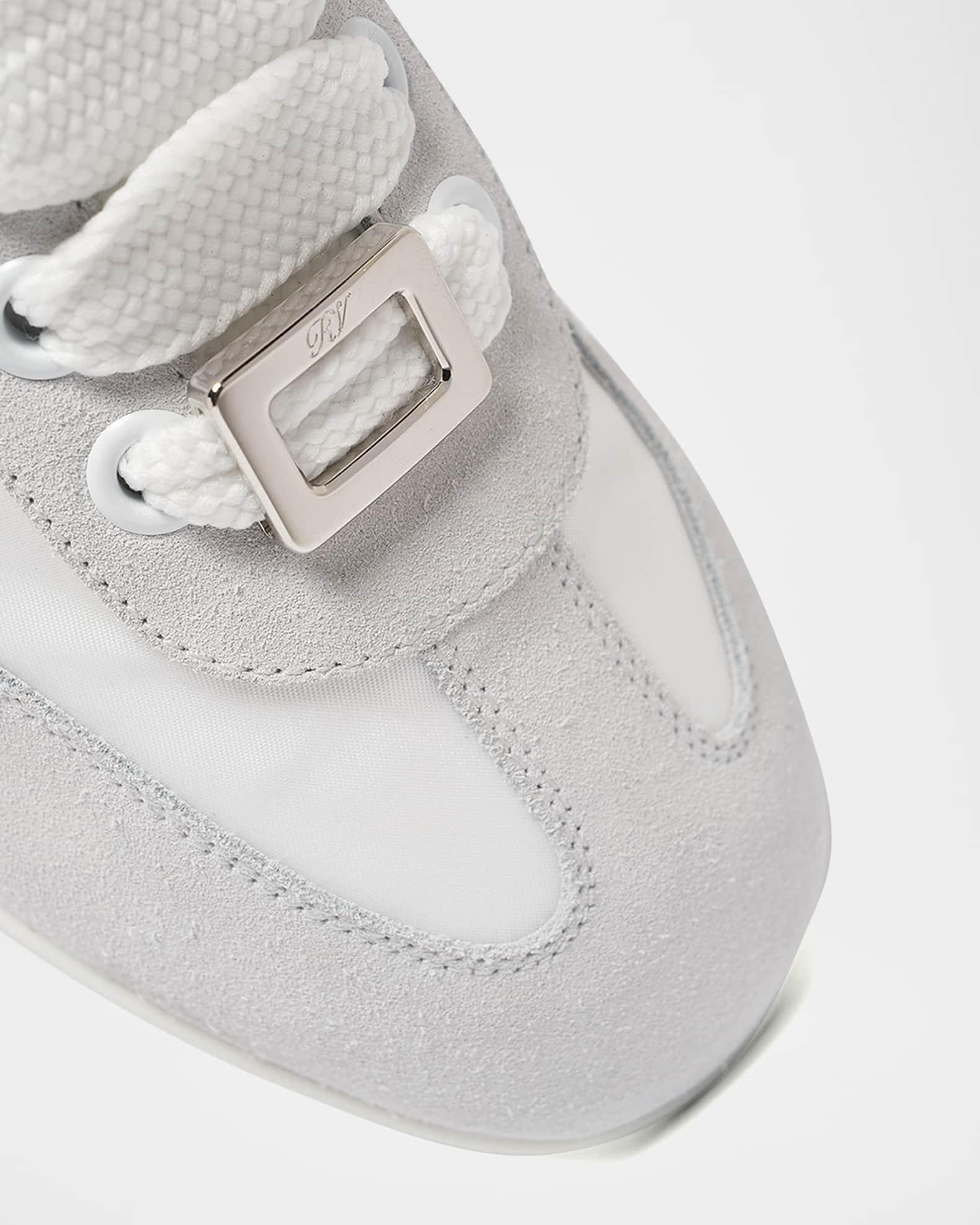 Viv Low-Top Canvas and Suede Sneakers Product Image