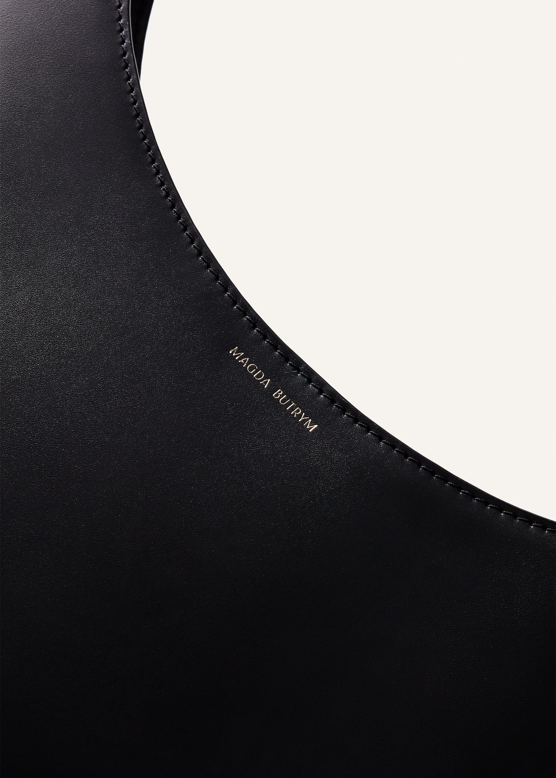 Large Vesna Black Leather Product Image