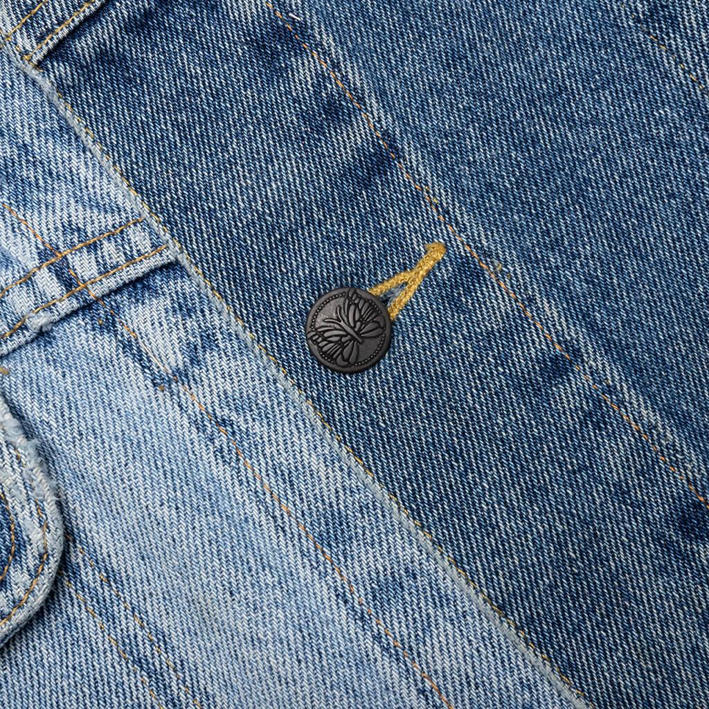 Jean Jacket Covered Pant - Off White Male Product Image