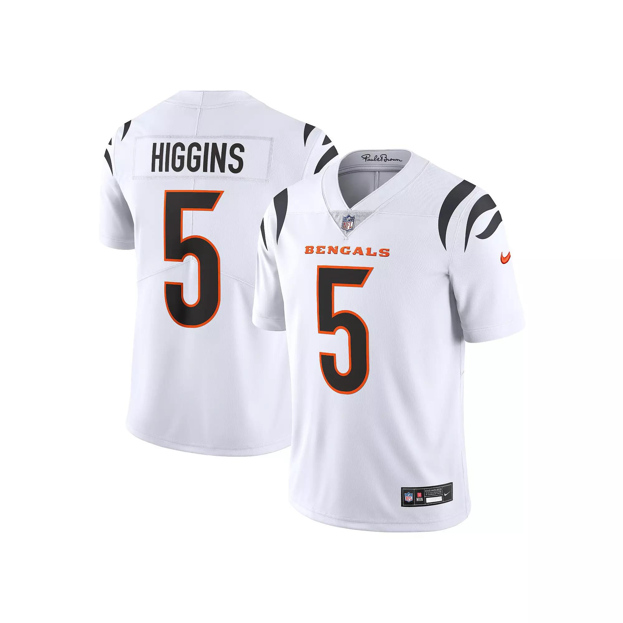 Men's Nike Tee Higgins White Cincinnati Bengals Vapor Untouchable Limited Jersey,  Product Image